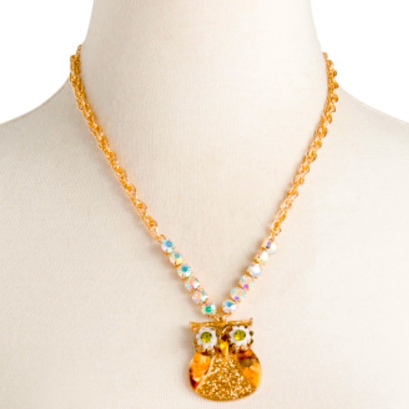 New Betsey Johnson owl necklace - Picture 3 of 14